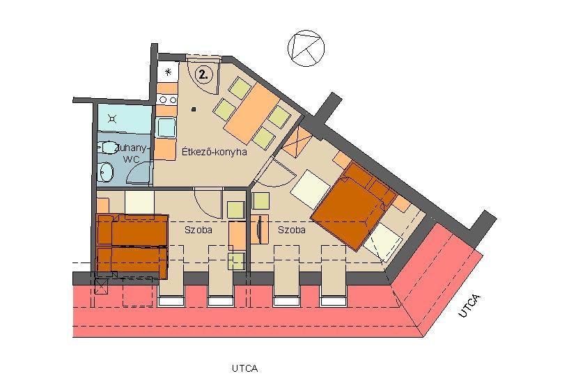 Corner Apartman Eger Pokoj fotografie